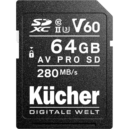 Angelbird x Kücher SDXC AV 64GB V60 UHS II Angelbird-x-K-ucher-SDXC-AV-64GB-V60-UHS-II-1