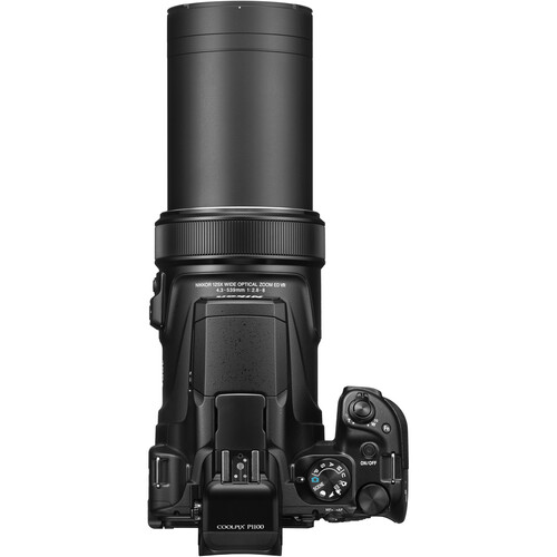 Nikon COOLPIX P1100 Zoom- und Video-Steuerung – Ergonomische Tasten für flüssige Aufnahmen