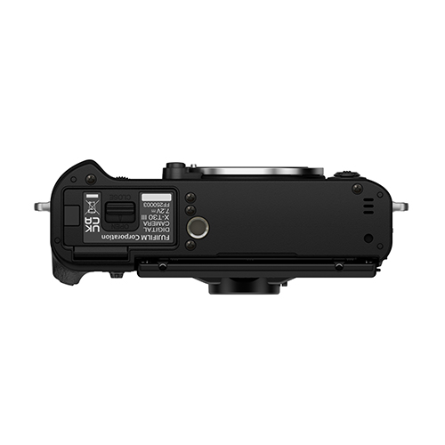 Fujifilm X-T30 III Gehäuse Schwarz - Untere Ansicht