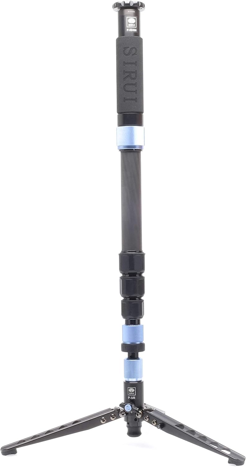 Sirui P-424S Einbeinstativ Carbon mit Bodenspinne