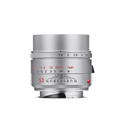 Leica Summilux M-50mm f/1,4 ASPH. Objektiv Silber. (11729) 11729_Leica_Summilux-M_50_f1_4_silver_front_LoRes_RGB