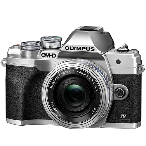 Olympus OM-D E-M10 Mark IV Kit mit 14-42mm EZ Objektiv silber OM-D_E-M10_Mark_IV_silver_EZ-M1442__Product_010