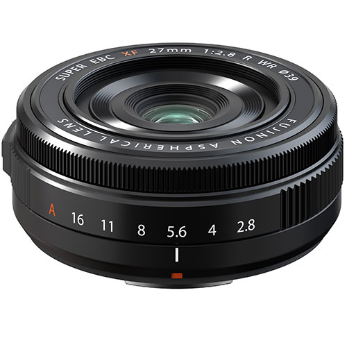 Fujifilm XF 27mm f/2.8 R WR schwarz FUJINON-XF27mmF25