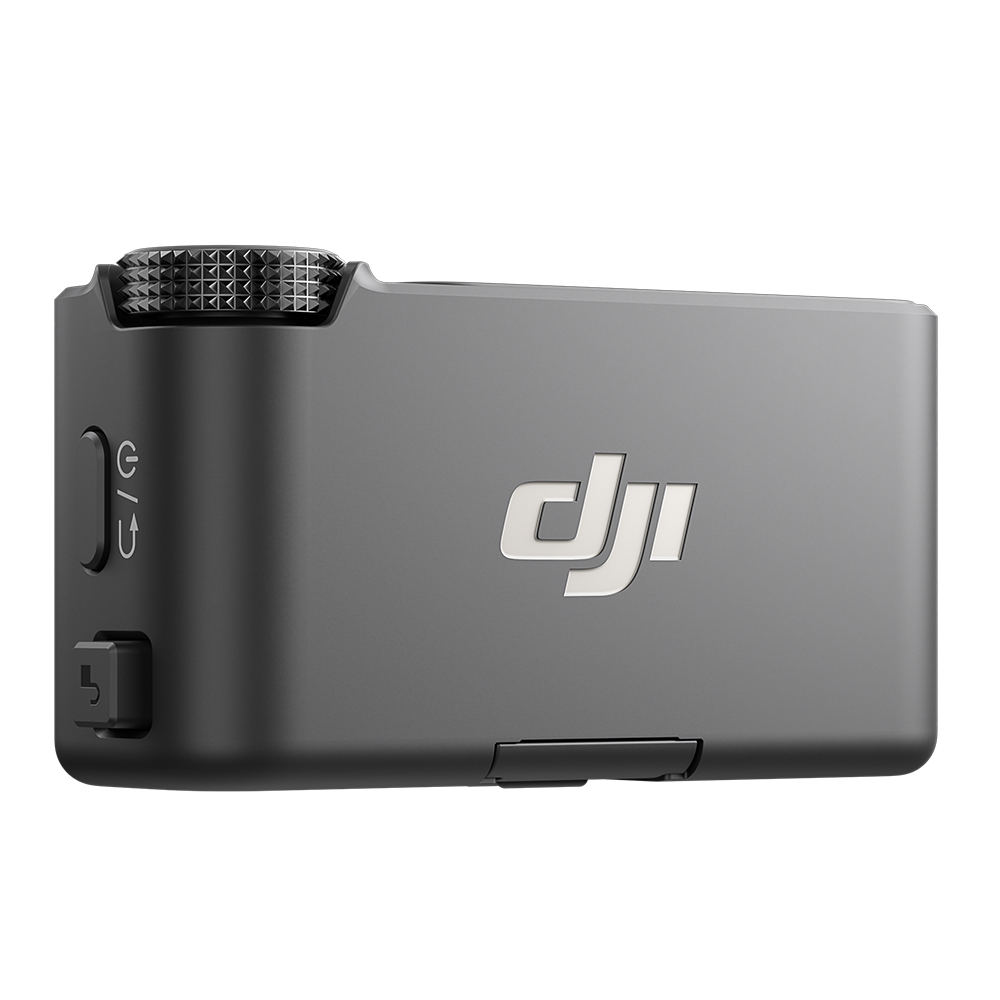 DJI Mic 3 Empäfnger Ansicht oben seitlich
