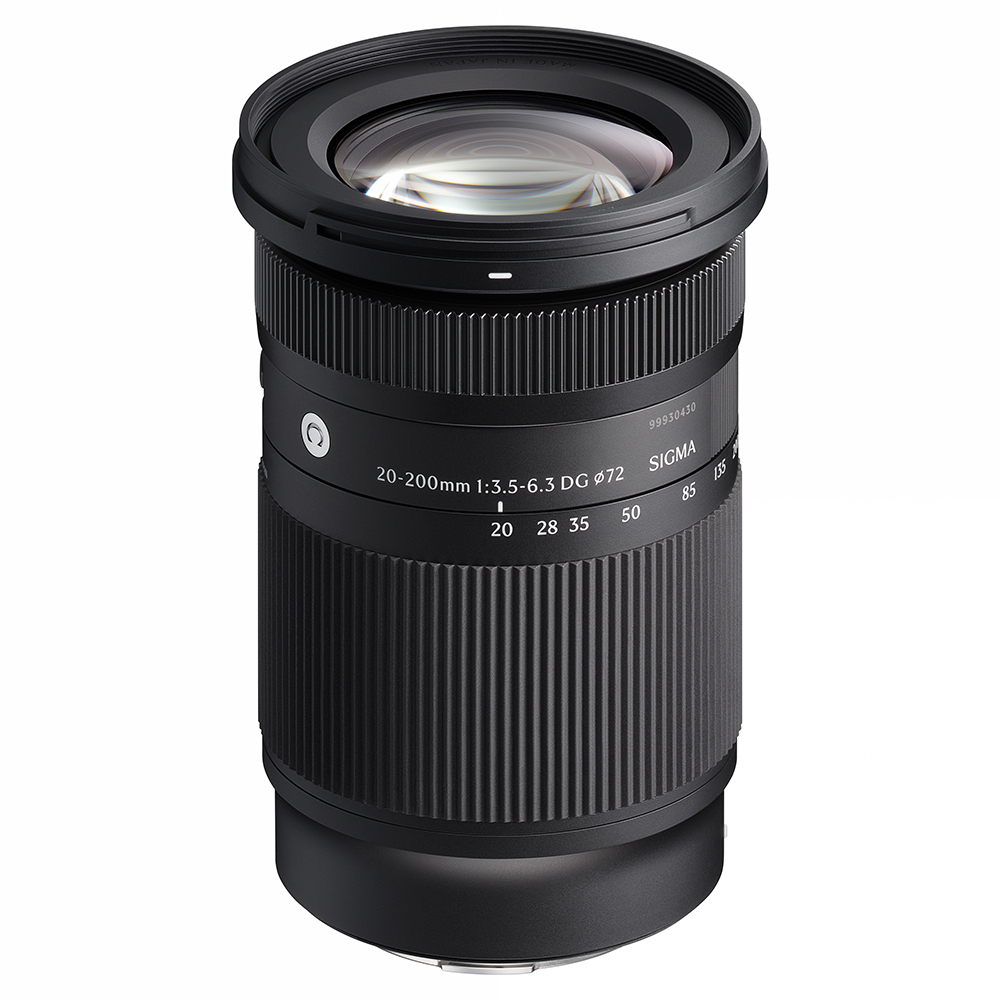 Sigma 20-200 Ansicht vorne oben