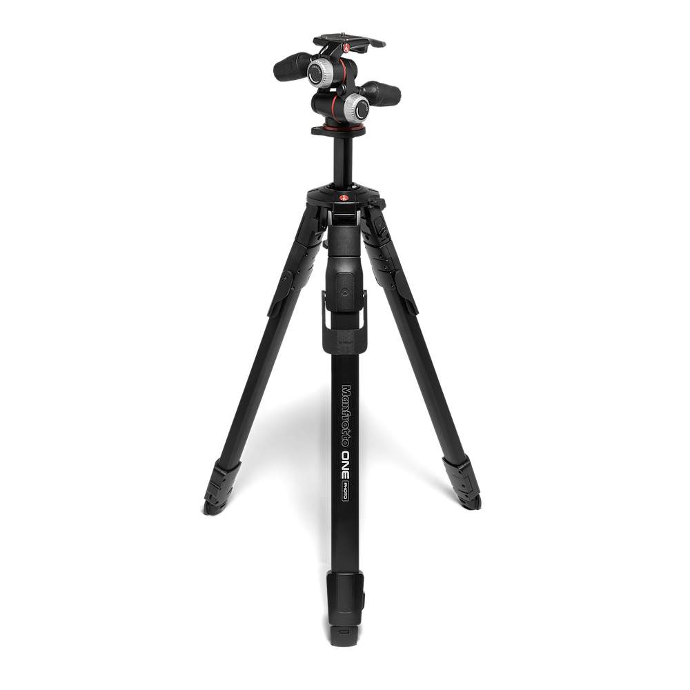 Manfrotto ONE Photo Alu Stativ mit XPRO 3-Wege-Neiger