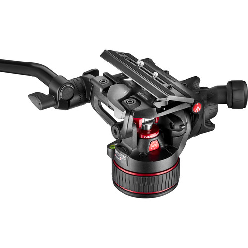 Manfrotto-608-Nitrotech-Videokopf-mit-Alu-Doppelrohrstativ-17
