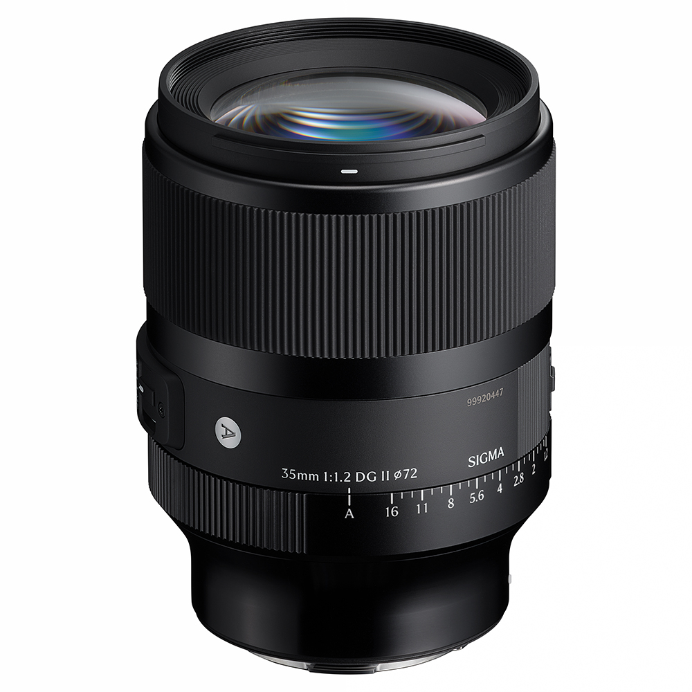Sigma 35mm f1.2-ii Ansicht vorne oben