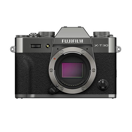 Fujifilm X-T30 III Gehäuse Kohlesilber Fujifilm X-T30 III Gehäuse Kohlesilber - Frontale Ansicht Body