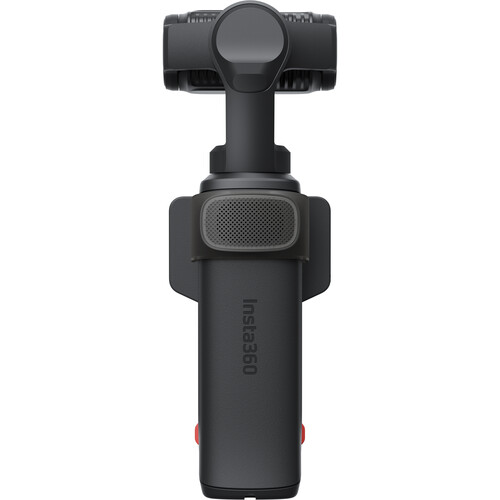 Rückseite der Insta360 Luna Ultra mit dem abnehmbaren 2-Zoll-OLED-Touchscreen.
