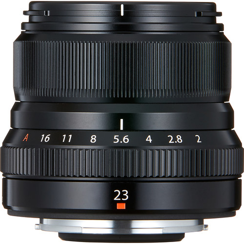 Fujifilm XF 23mm f/2 R WR Objektiv fujifilm-xf-f2-r-wr-objektiv-seitenansicht