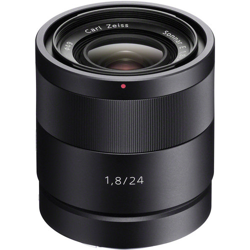 Sony Sonnar T* E 24mm f/1.8 ZA Objektiv sony-sonnar-t-24mm-f1-8-za-objektiv-frontansicht