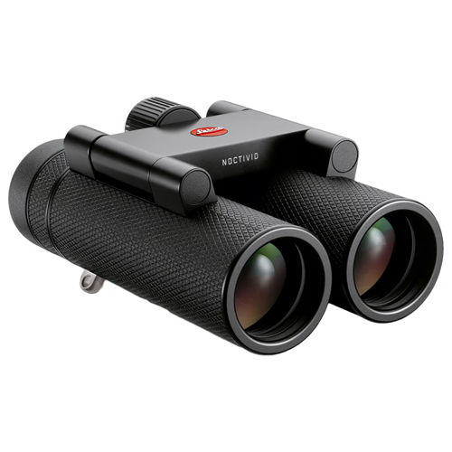Detailaufnahme der Lederarmierung des Leica Noctivid Compact 40332