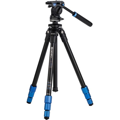 Benro SLIM Video Stativ Kit (Aluminium) benro-slim-video-stativ-kit-aluminium