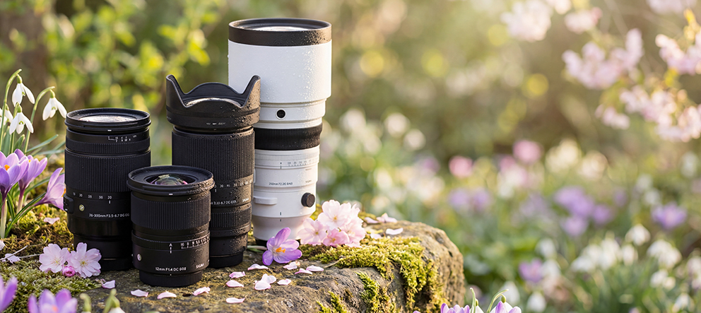 Hochkant-Sujet Sigma Spring Cashback: Spare jetzt beim Kauf deiner neuen Sigma Optik bis zu 300 €.