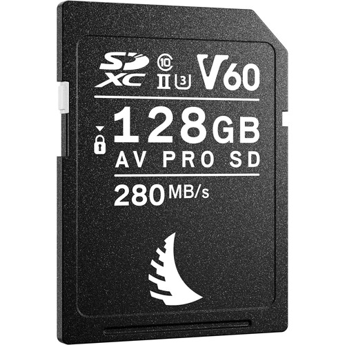 Angelbird AV PRO SD 128GB V60 UHS-II MK2 Seitliche Ansicht