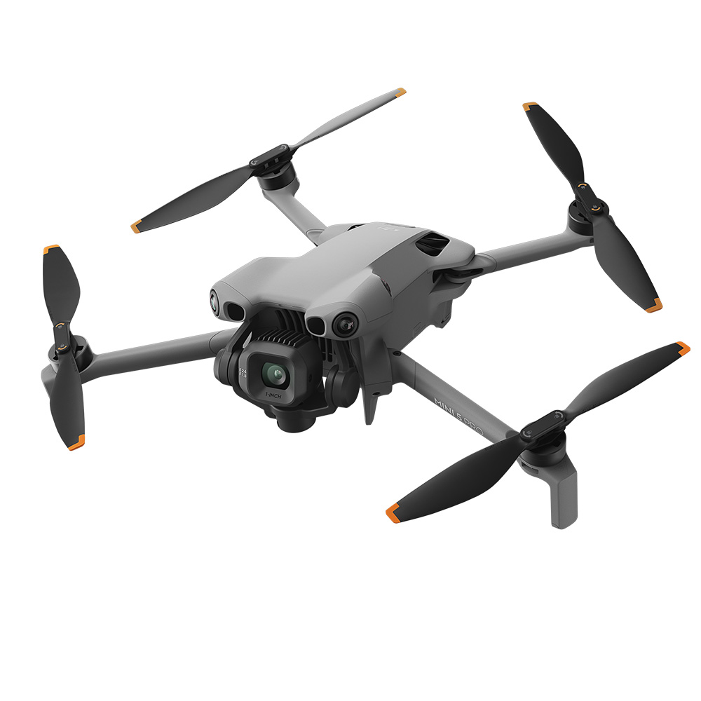 DJI-mini-5-pro Ansicht vorne seitlich