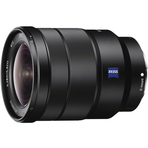 Sony Vario-Tessar T* FE 16-35mm f/4 ZA OSS Objektiv sony-vario-tessar-t-fe-16-35mm-f4-za-oss-objektiv-frontansicht
