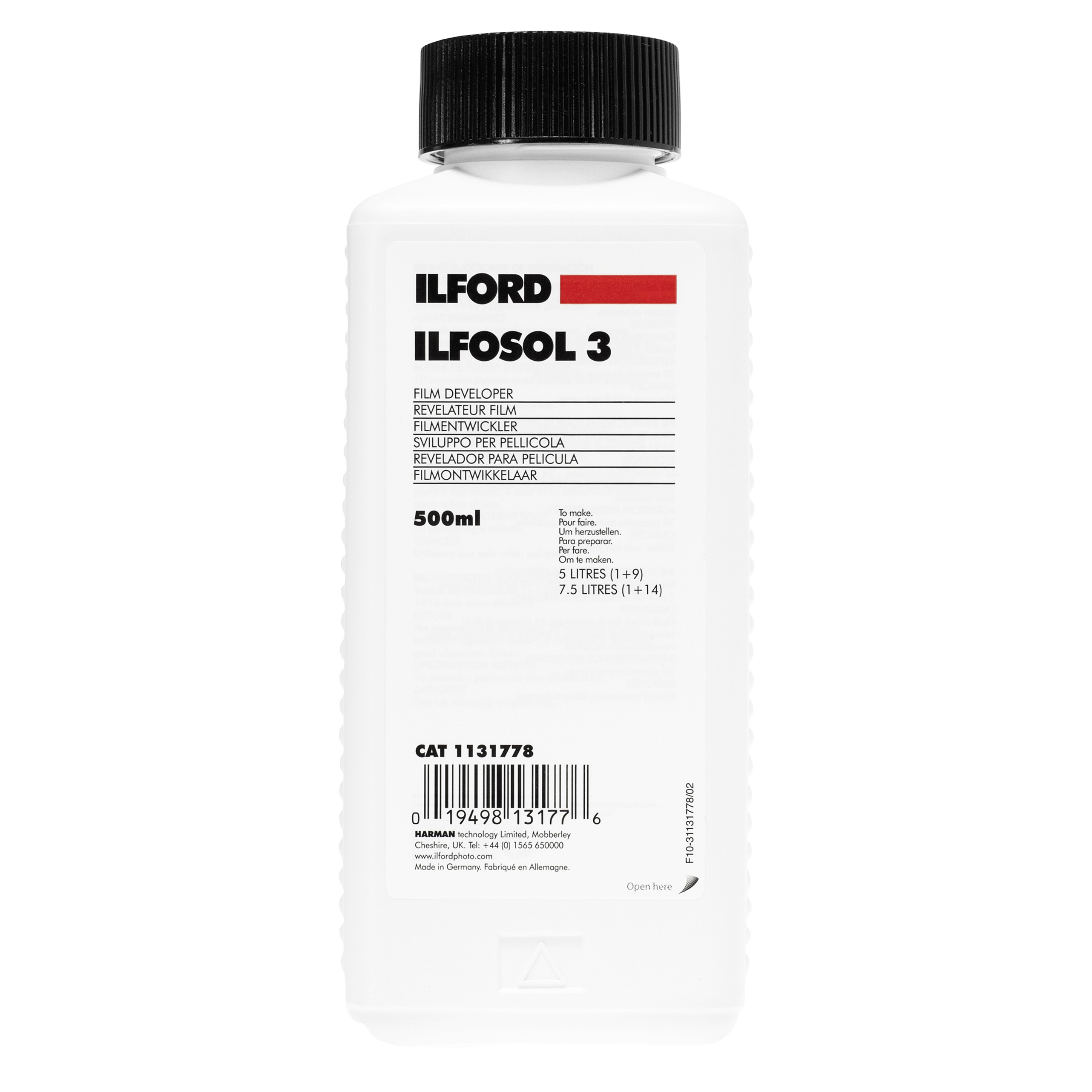  ILFORD Ilfosol-3 500 ml Konzentrat