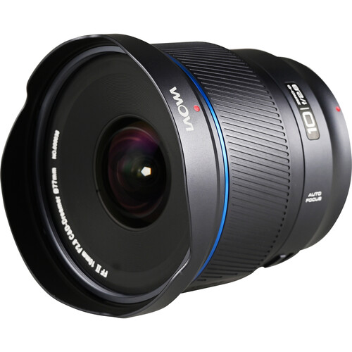 Laowa AF 10mm f2.8 Zero-D FF fr Nikon Z liegend mit blick auf Linse