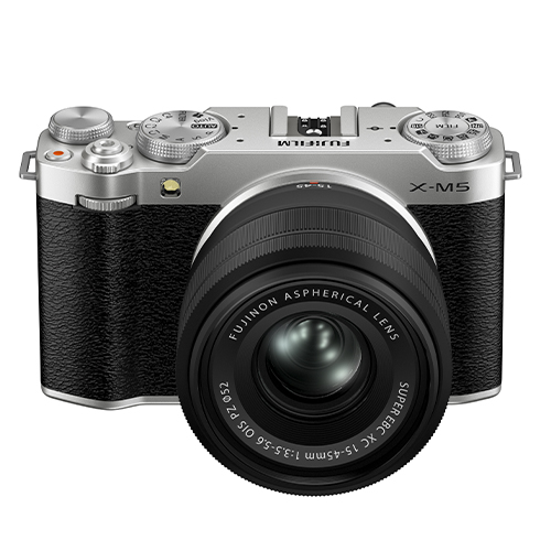 Fujifilm X-M5 Kit silber mit XC15-45mm OIS PZ Objektiv Fuji-X-M5-silber-9cMs98VfSnzuoH