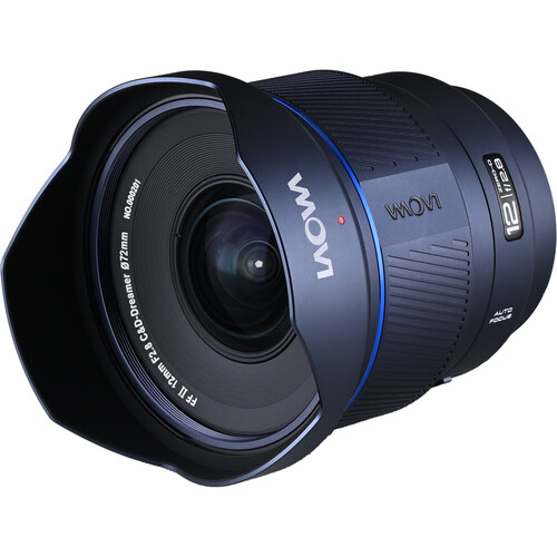 Laowa AF 12mm f2.8 Zero-D FF Lite fr Sony E-Mount Liegend Fokus auf die Linse