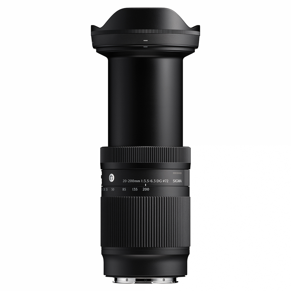 Sigma 20-200 ausgefahren
