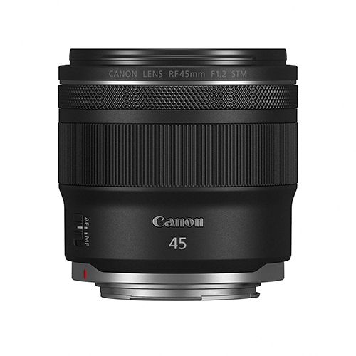 RF 45mm F1.2 STM - Frontale Ansicht