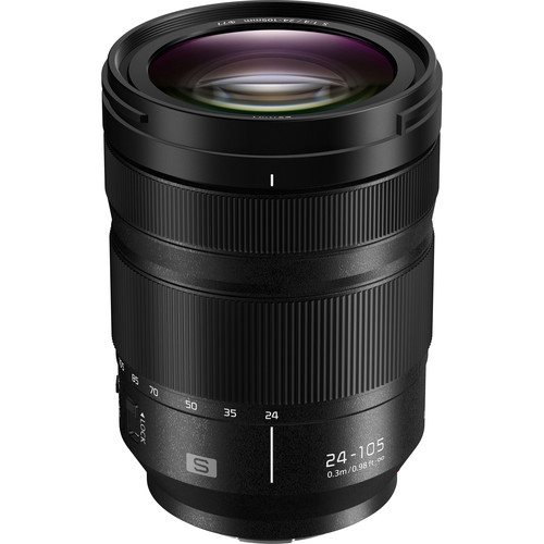 Panasonic Lumix S 24-105mm f/4 O.I.S. Makro Objektiv panasonic-lumix-s-24-105mm-f4-ois-objektiv-frontansicht