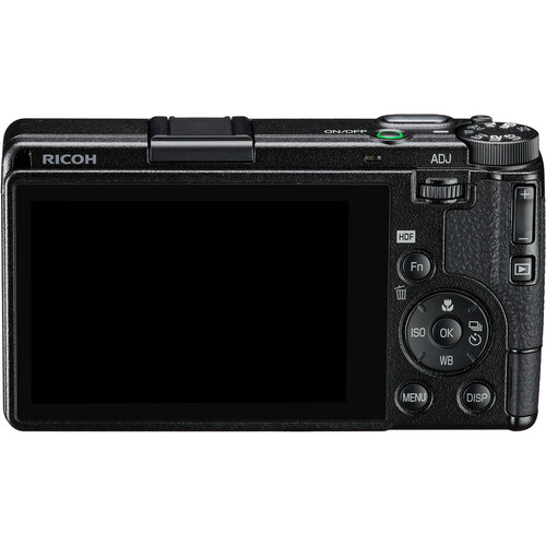 Ricoh GR IV HDF Rückseite Touchscreen und HDF-Taste