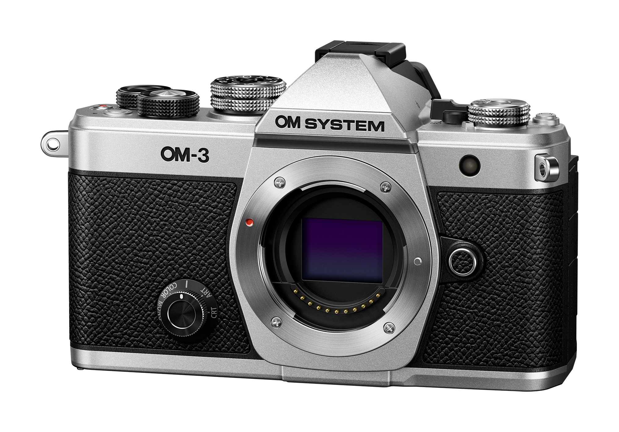 OM System OM-3 Body Silber – Elegantes und robustes Kameragehäuse für professionelle Fotografie