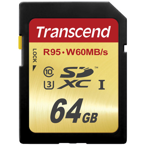 Transcend SDCX 64GB UHS1 95MB Speicherkarte Transcend-64gb-sd-karte-1