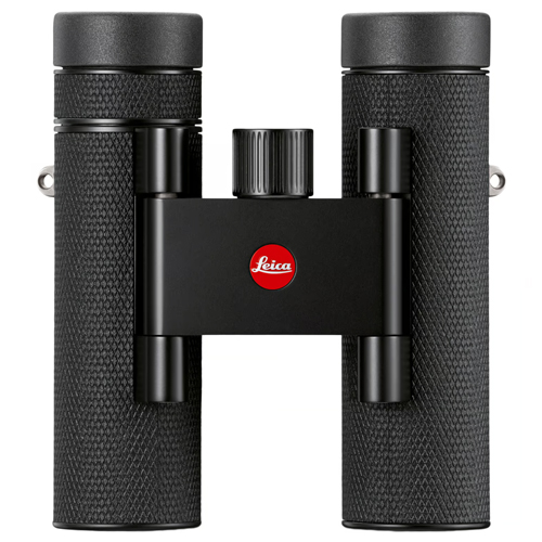 Leica Noctivid Compact 10x25 Fernglas schwarz beledert Frontansicht