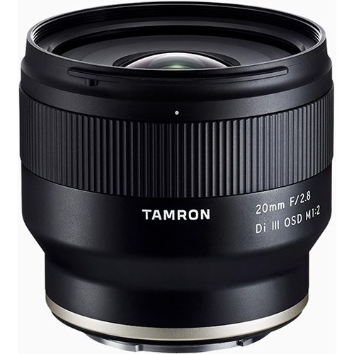 Tamron 20 mm f/2,8 Di III OSD Objektiv für Sony E tamron-20mm-f-2-8-di-iii-osd-fuer-sony-e-frontansicht