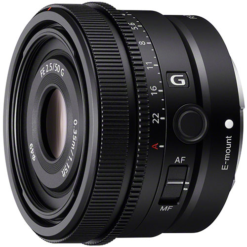 Sony FE 50mm f/2.5 G Objektiv 1cCzPtrZF1NdgA
