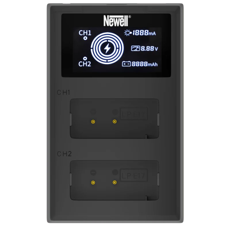 Newell FLD-USB-C Doppel-Ladegerät Canon LP-E17