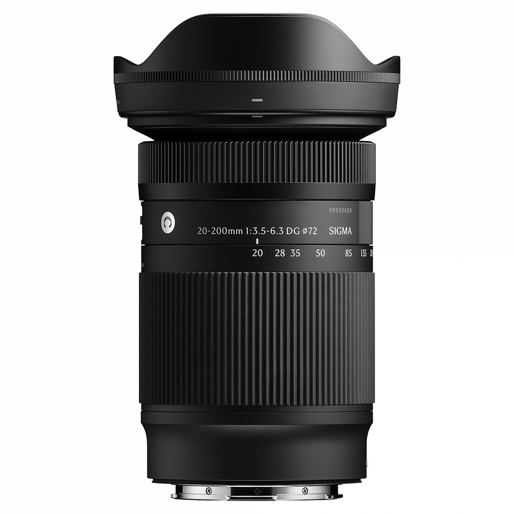 Sigma 20-200 Ansicht frontal