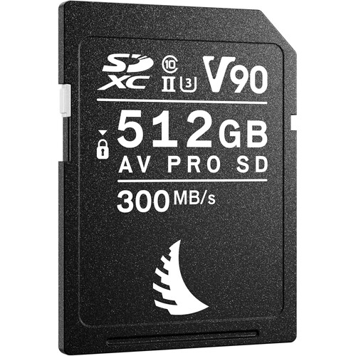 Angelbird AV PRO SD 512GB V90 UHS-II MK2 Seitliche Ansicht