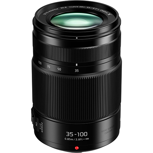 Panasonic Lumix G X Vario 35-100mm f/2.8 ASPH. II Power O.I.S. Objektiv Panasonic-Lumix-G-X-Vario-35-100mm-f2-8-ASPH-II-Power-O-I-S-Objektiv-mainleichteoberansicht