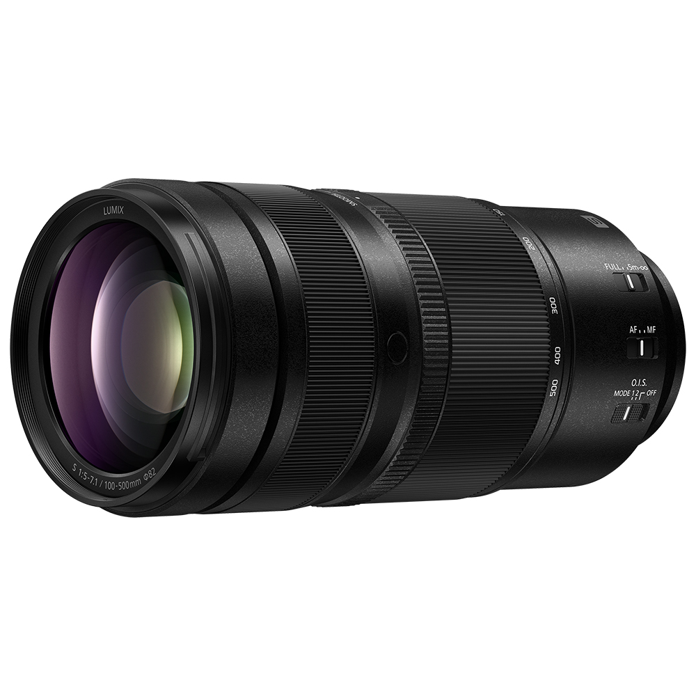 Panasonic 100-500mm vorne rechts 