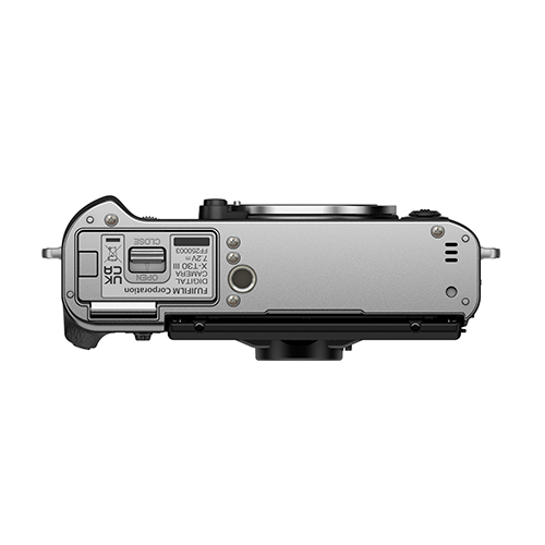 Fujifilm X-T30 III Gehäuse Silber - Untere Ansicht