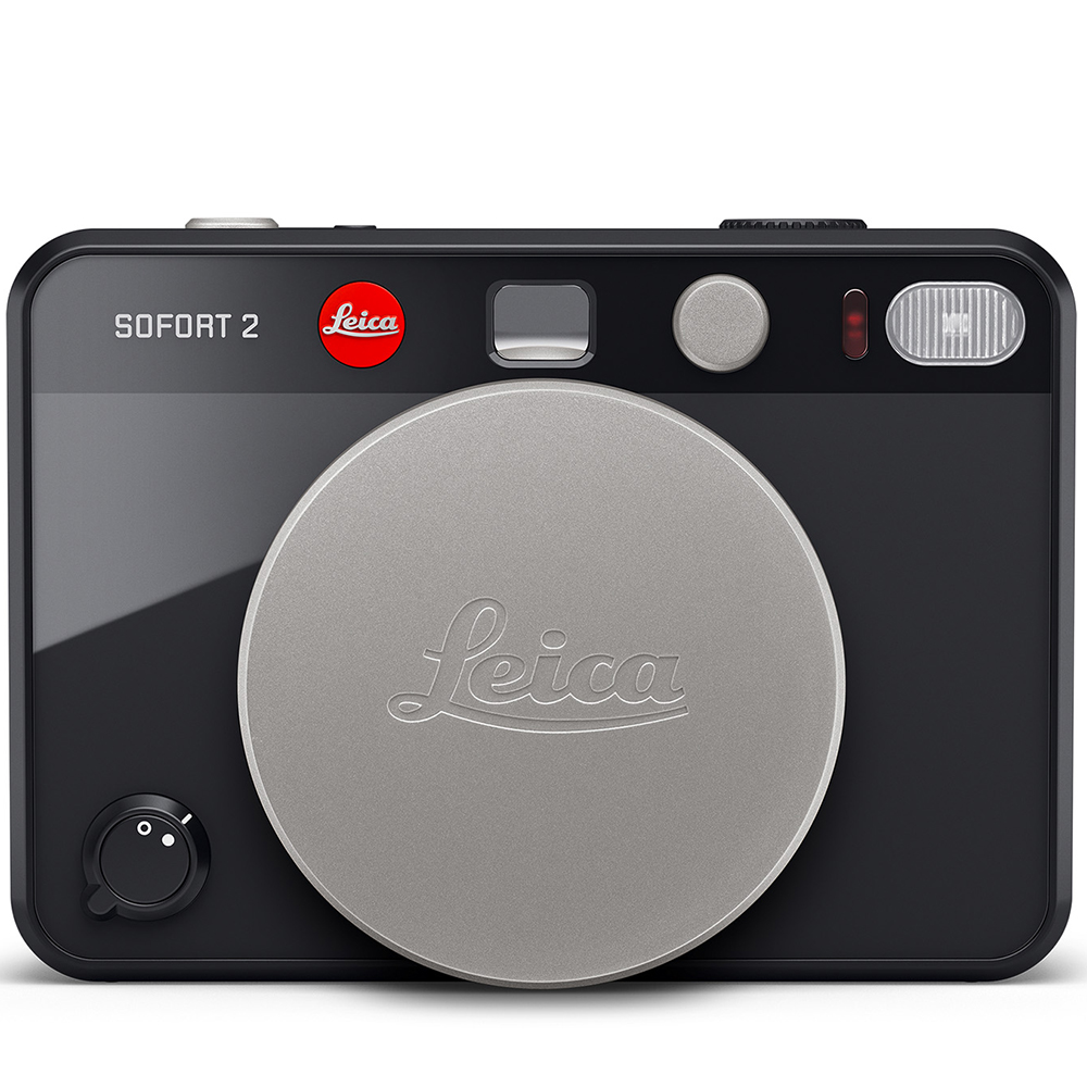 Leica Sofort 2 100 years frontele Ansicht mit Deckel