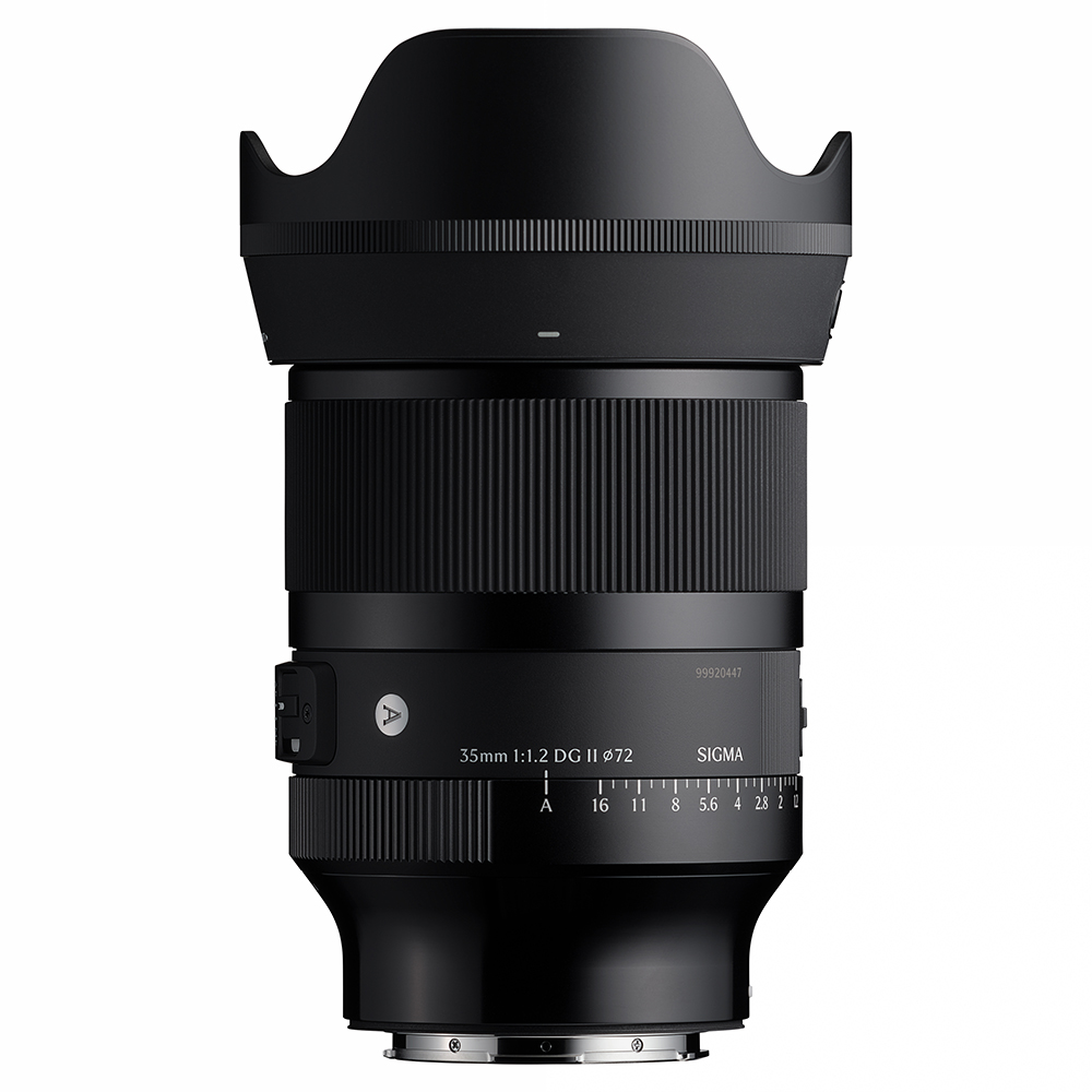 Sigma 35mm f1.2-ii Ansicht vorne