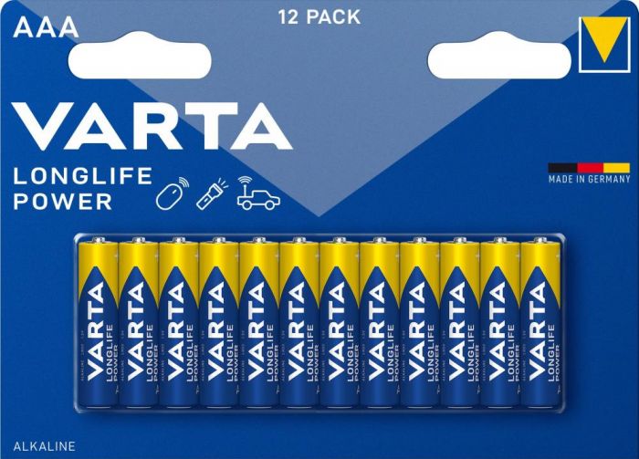 Varta-12-Batterien-AAA-Micro-Longlife-Power