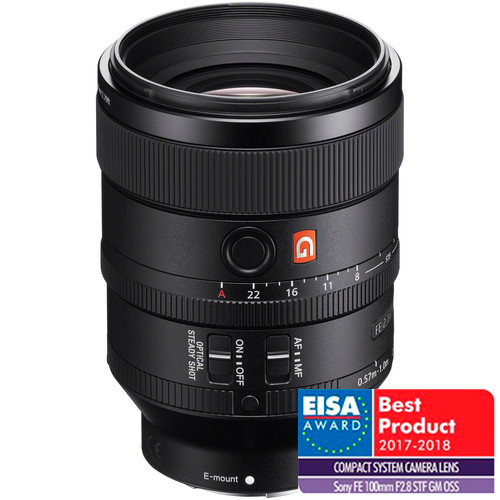 Sony FE 100mm f/2.8 STF GM OSS Vollformat Objektiv sony-fe-100mm-f2-8-stf-gm-oss-vollformat-objektiv-frontansicht599c165ec3199