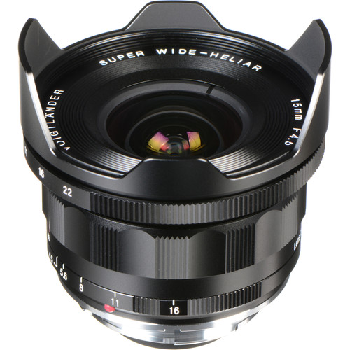 Voigtländer 15mm f/4.5 Super Wide Heliar VM III Objektiv Sony E voigtlaender-15mm-f4-5-super-wide-heliar-vm-iii-sony-e-frontansicht