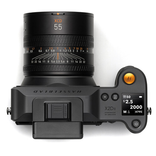 Hasselblad X2D II 100C - Vogelperspektive mit Objektiv
