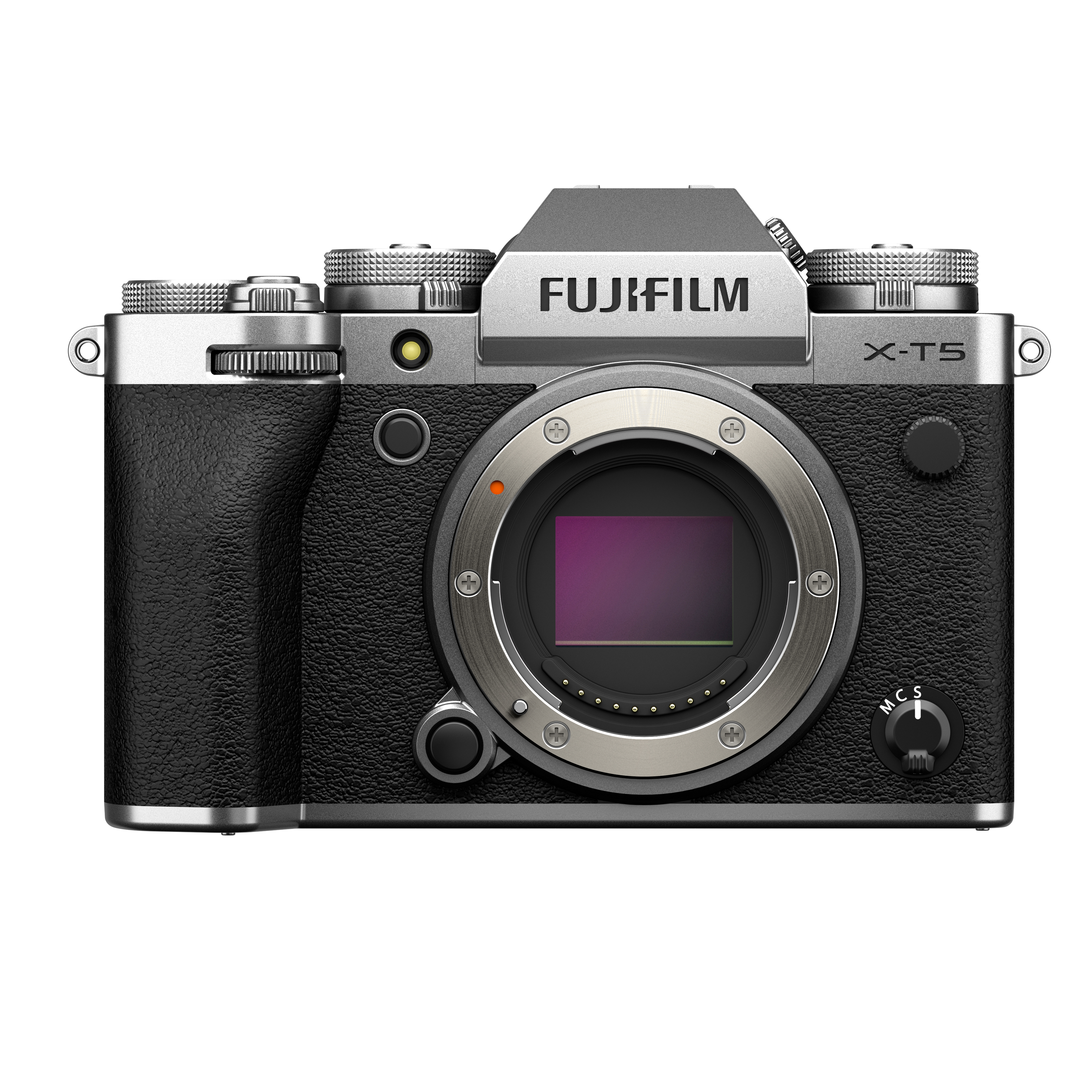 Fujifilm X-T5 Gehäuse silber X-T5_front_CMOS_silver