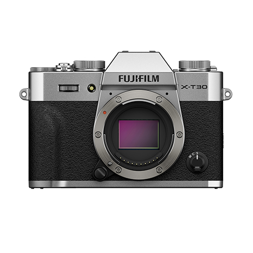 Fujifilm X-T30 III Gehäuse Silber Fujifilm X-T30 III Gehäuse Schwarz - Frontale Ansicht Body Silber