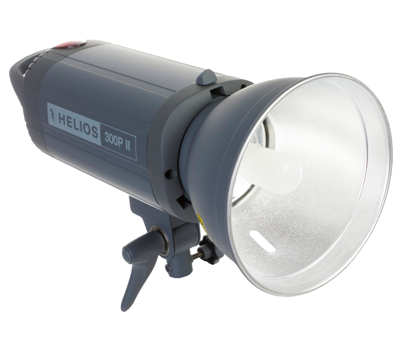 Helios 300P II Profi Studioblitz helios-300p-ii-profi-studioblitz-seitenansicht